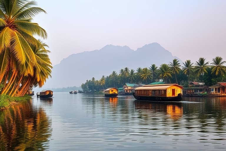 Kerala backwaters tour package from Mumbai